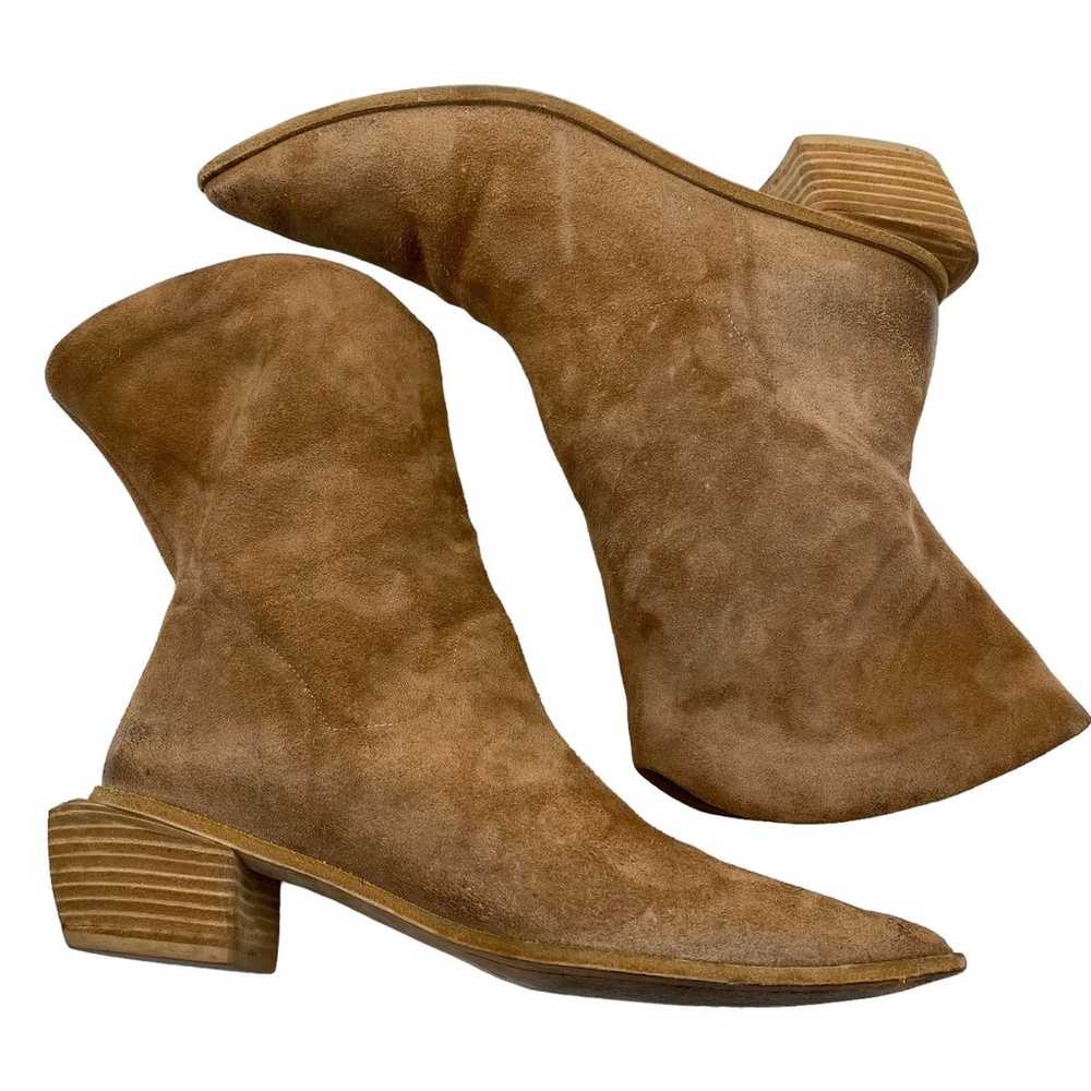 Marsell Stuzzicone Tronchetto Ankle Western Suede… - image 2