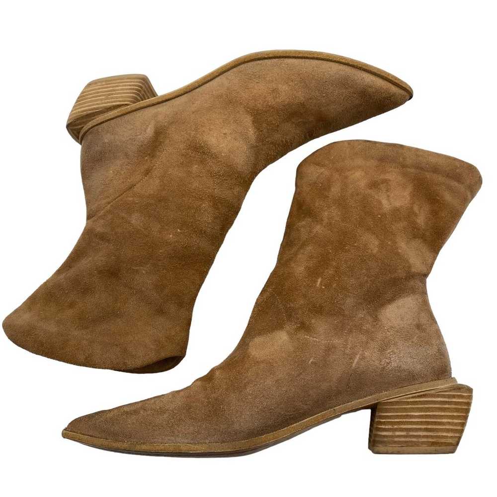 Marsell Stuzzicone Tronchetto Ankle Western Suede… - image 3