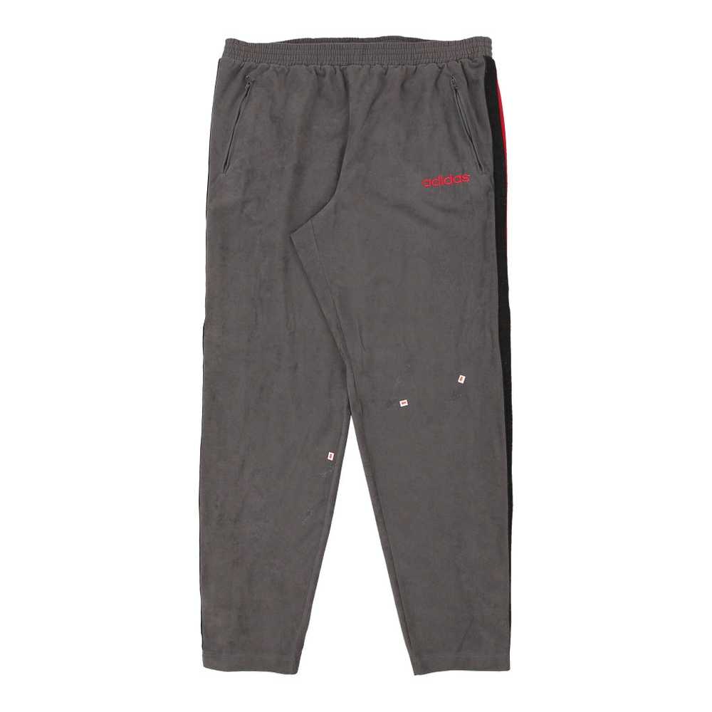 Adidas Velour Joggers - XL Grey Polyester - image 3