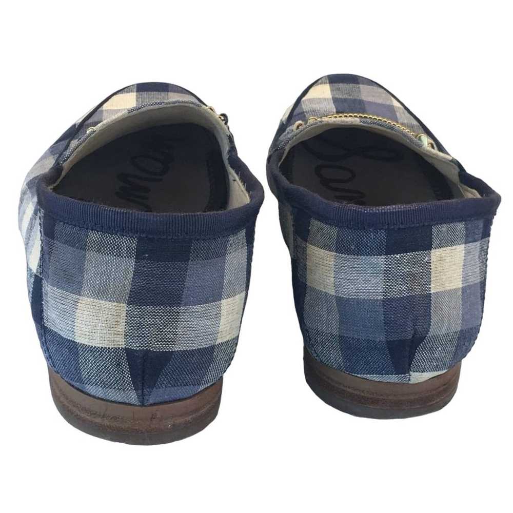 Sam Edelman Blue/White Checkered Slip-on Loafer W… - image 3