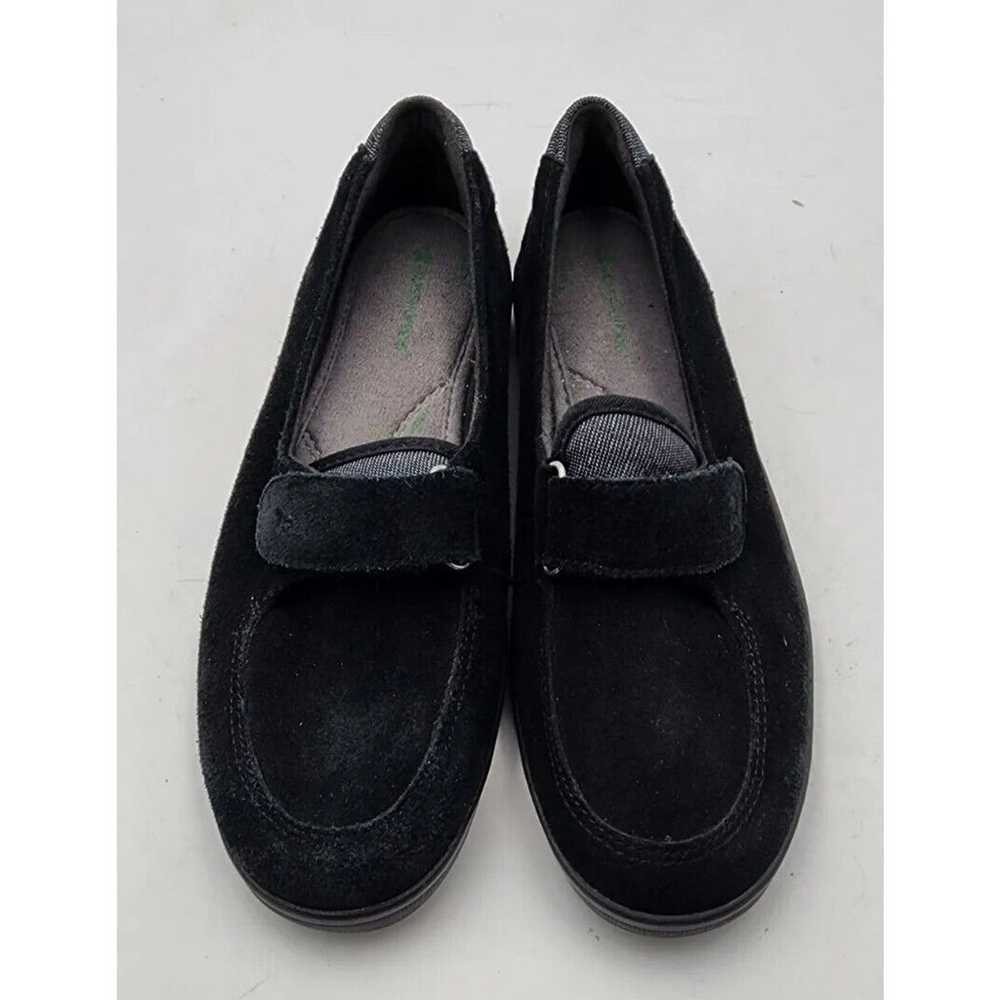 Grasshoppers Black Suede Strap Pull On Loafers Sh… - image 3