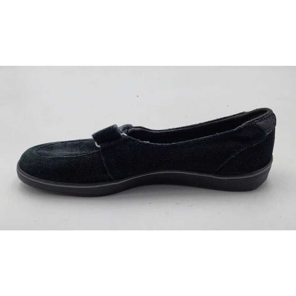 Grasshoppers Black Suede Strap Pull On Loafers Sh… - image 7