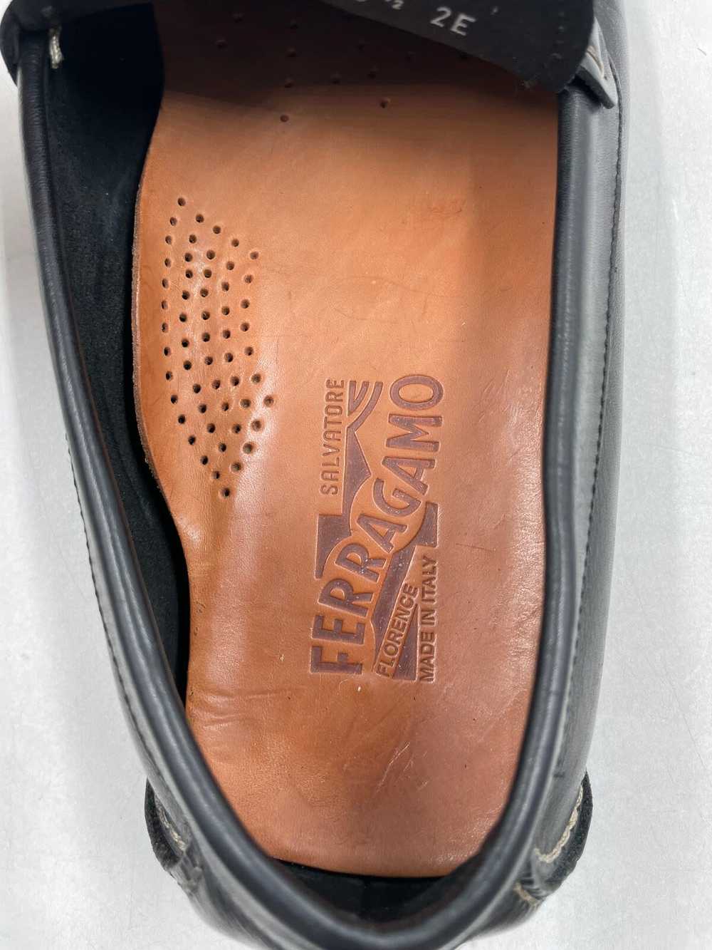 Authentic Salvatore Ferragamo Black Driver Loafer… - image 6
