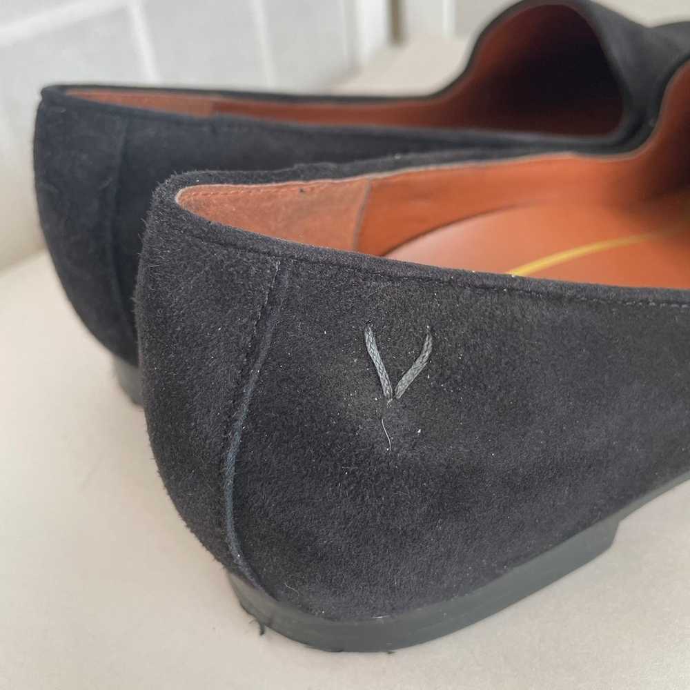 Vionic Willa Sz 7.5 Slip On Flat Loafer Black Sue… - image 5