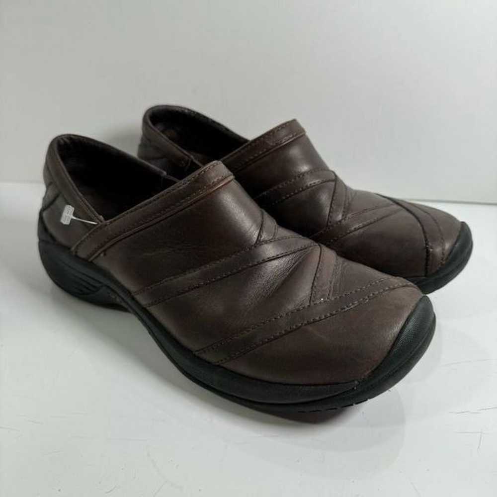 Merrell Encore Eclipse Brown Leather Slip On Clog… - image 9