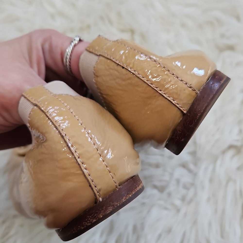 Tory Burch Tan Nude Caroline Patent Leather Balle… - image 8