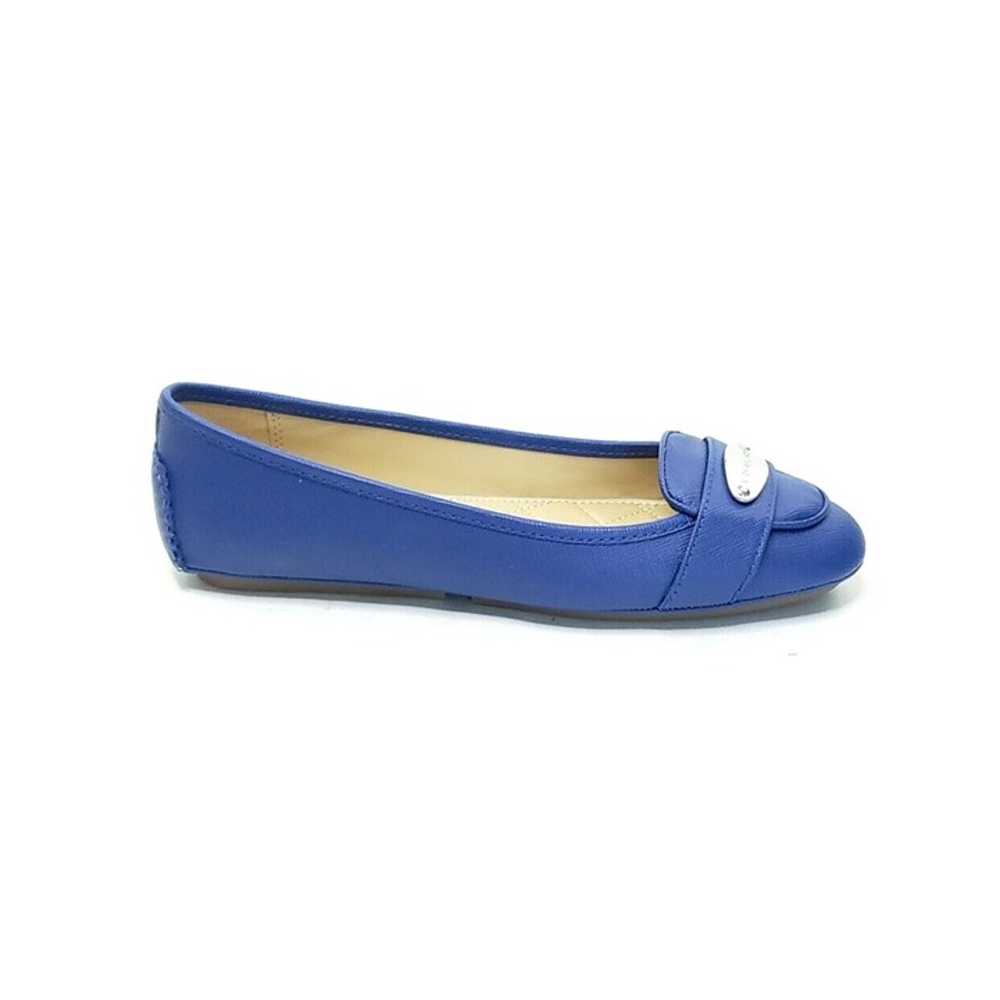 Michael Kors MK Plate Moccasin Flat Shoes Cobalt … - image 1