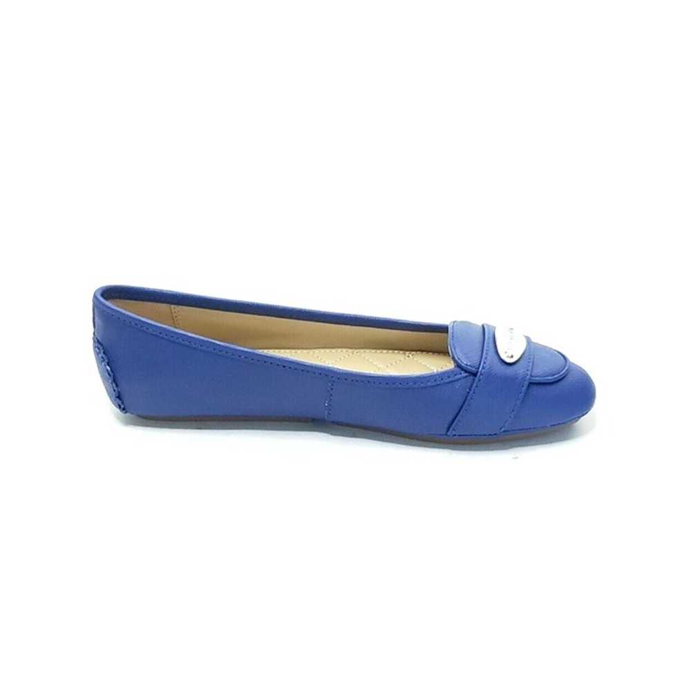 Michael Kors MK Plate Moccasin Flat Shoes Cobalt … - image 3