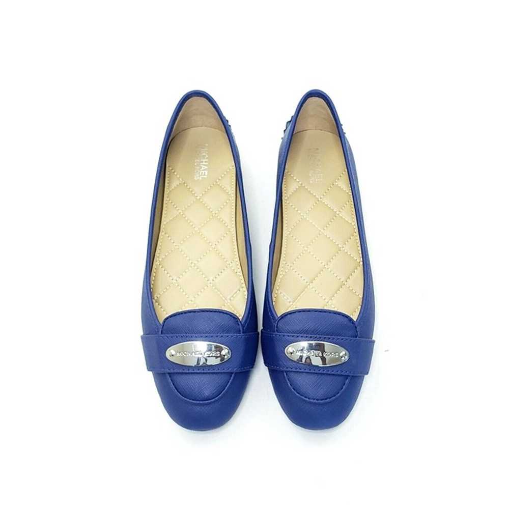 Michael Kors MK Plate Moccasin Flat Shoes Cobalt … - image 5