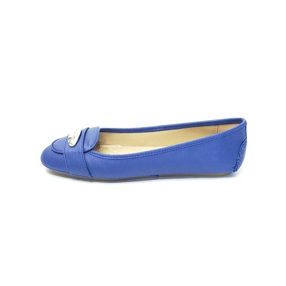 Michael Kors MK Plate Moccasin Flat Shoes Cobalt … - image 7