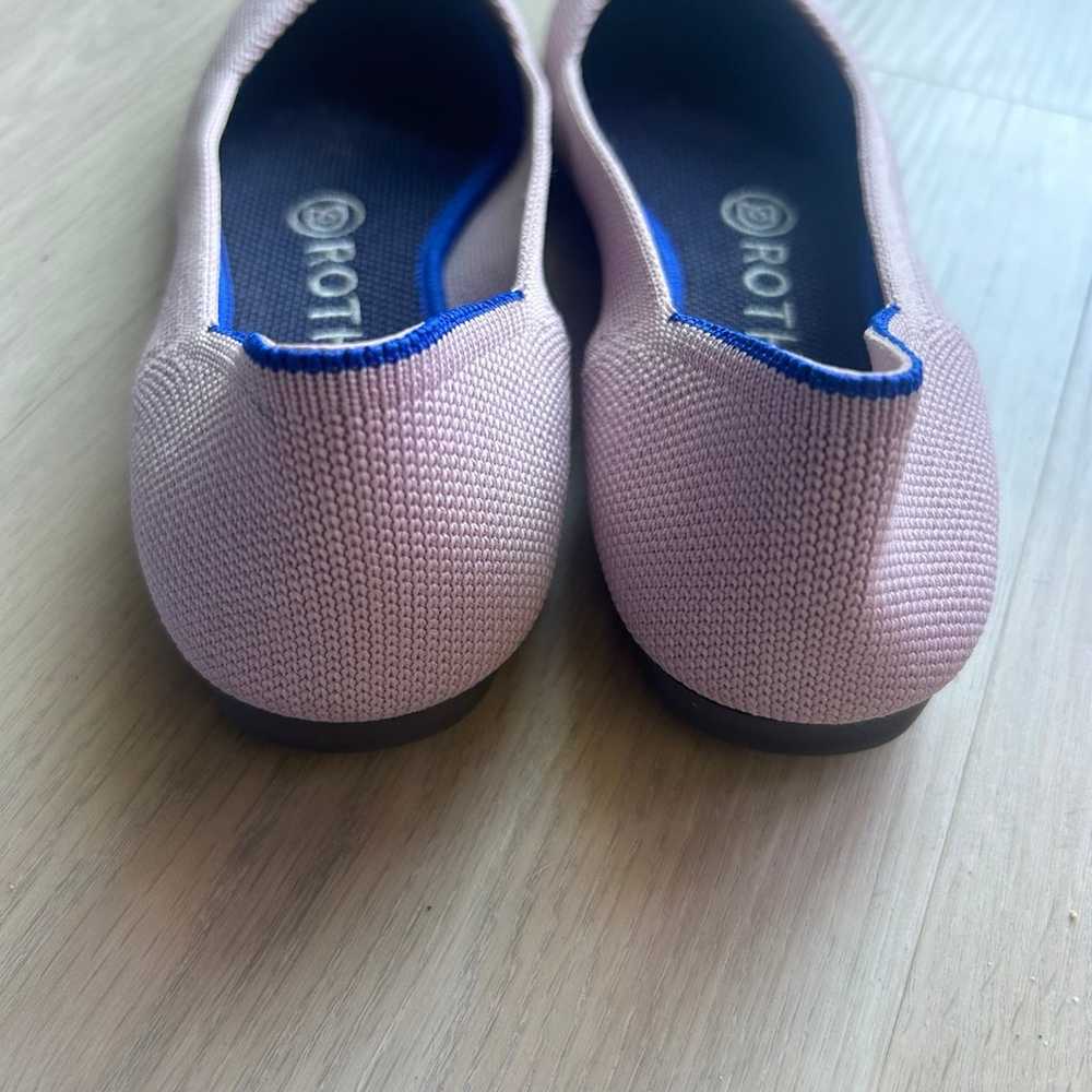 NWOT Rothys  The Point Flats Shoes size 6.5 pink - image 2