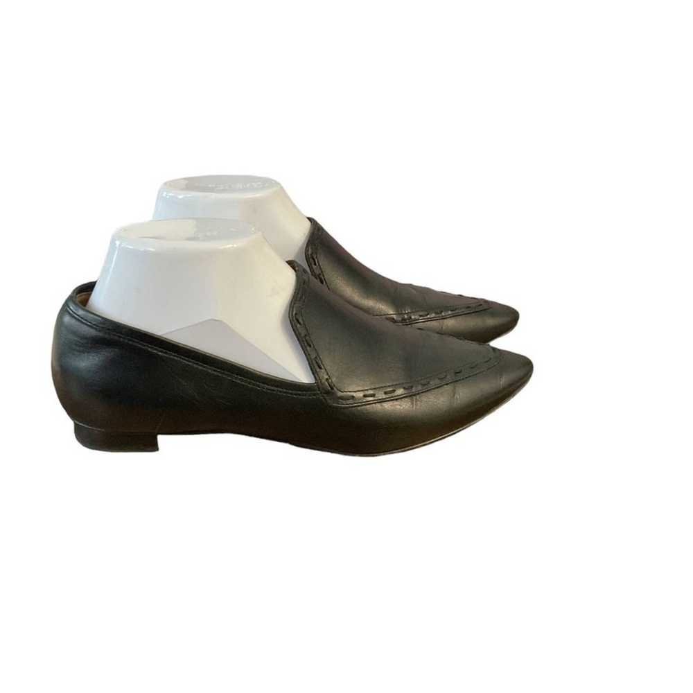 Women's black, leather Aquatalia shoes, size 8 - image 5