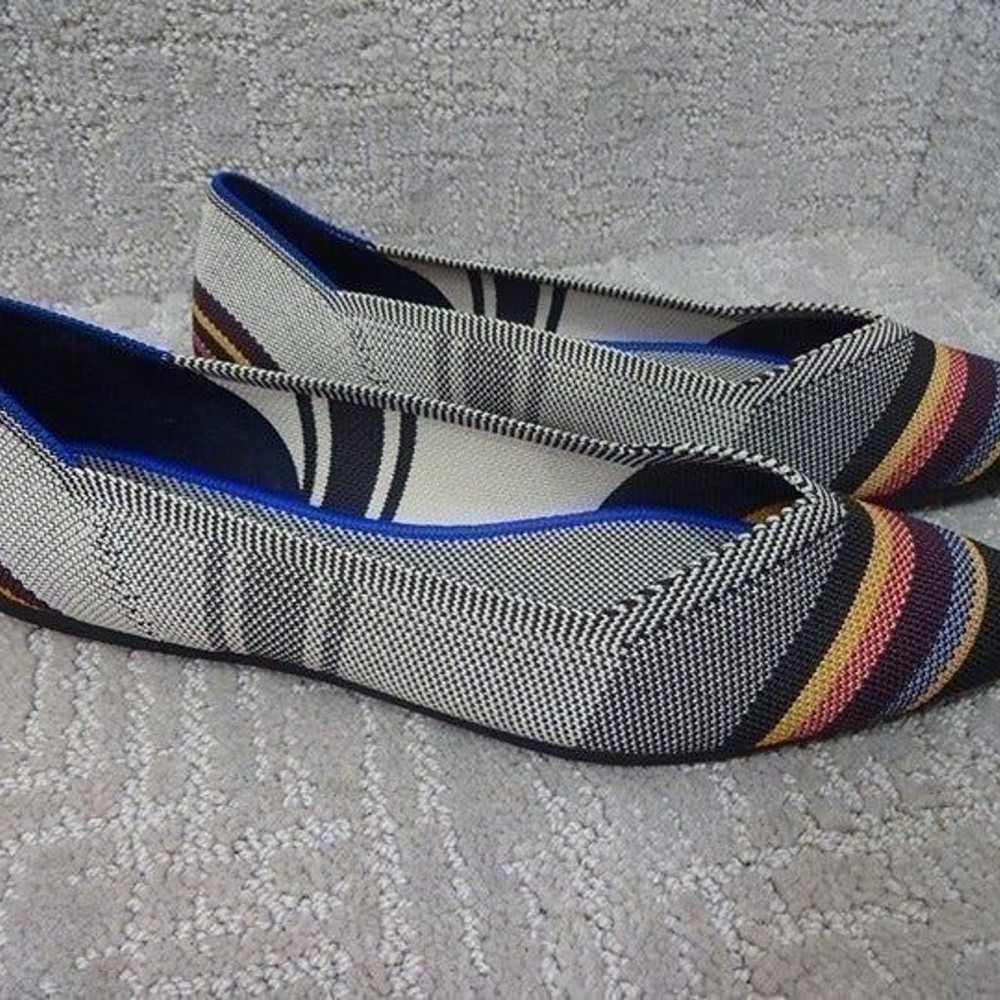 Rothys The Point Inverse Stripe Multicolor Pointe… - image 7
