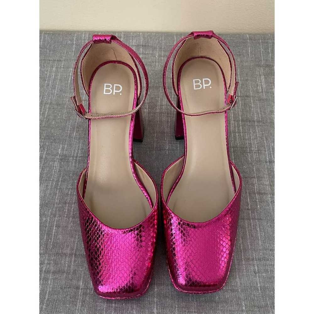 BP Womens Size 7 Hot Pink Fynn Ankle Strap Platfo… - image 2