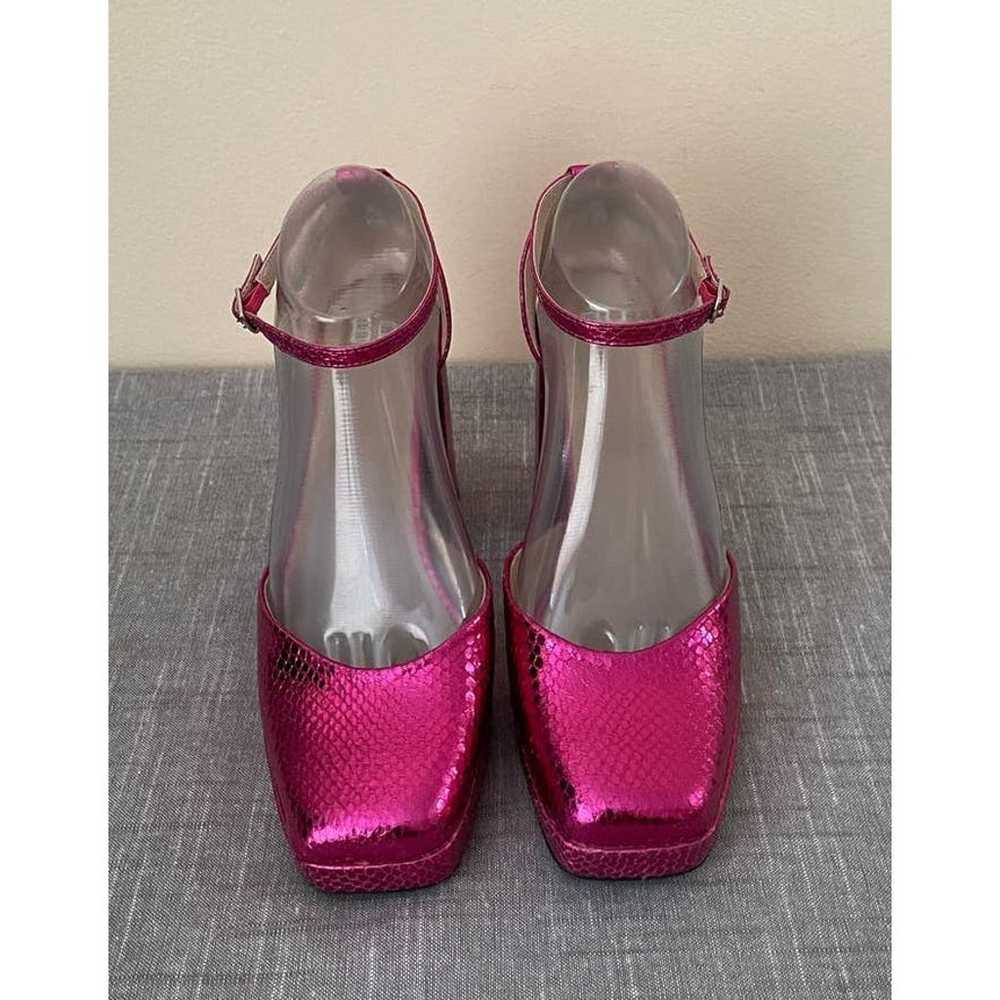 BP Womens Size 7 Hot Pink Fynn Ankle Strap Platfo… - image 4