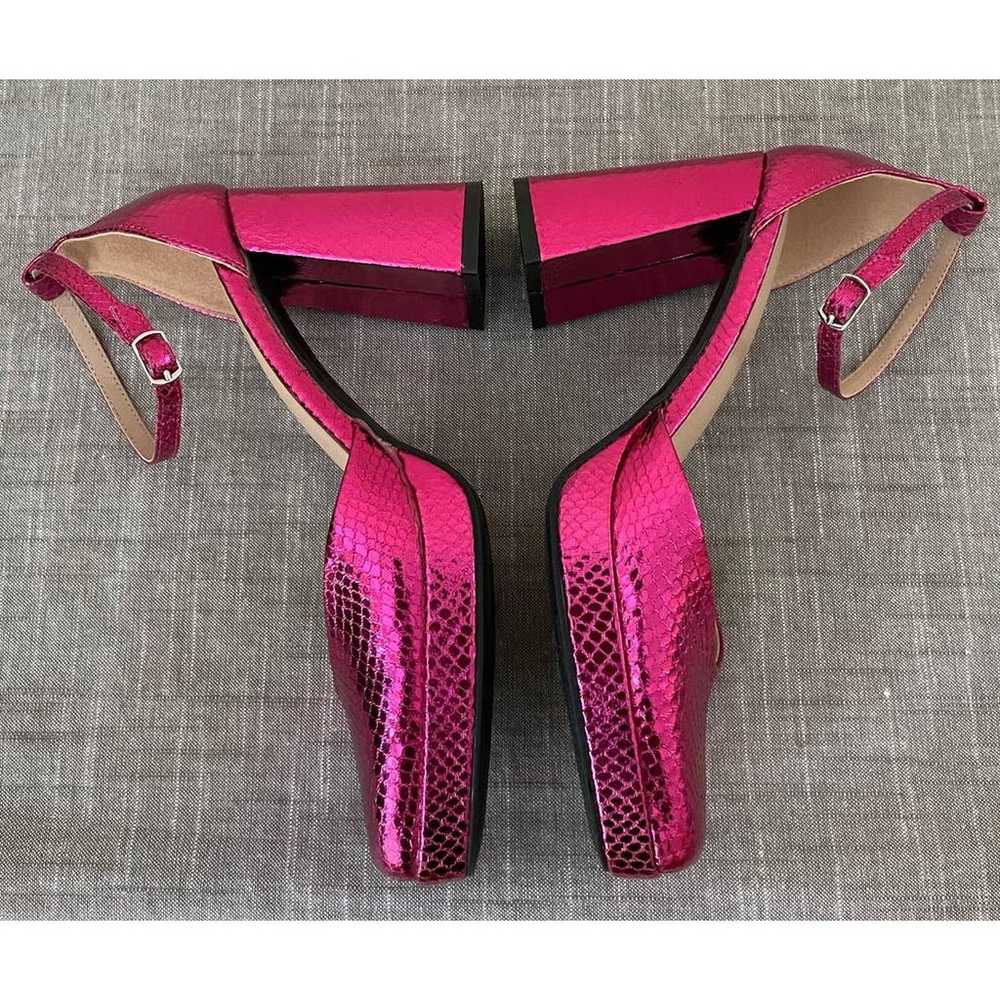 BP Womens Size 7 Hot Pink Fynn Ankle Strap Platfo… - image 6