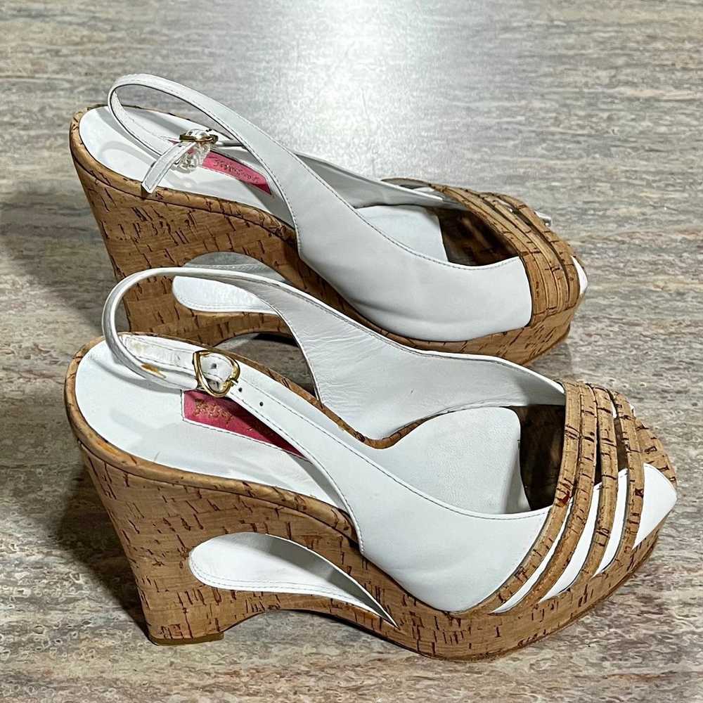 Betsey Johnson open toe wedge sandals - image 4