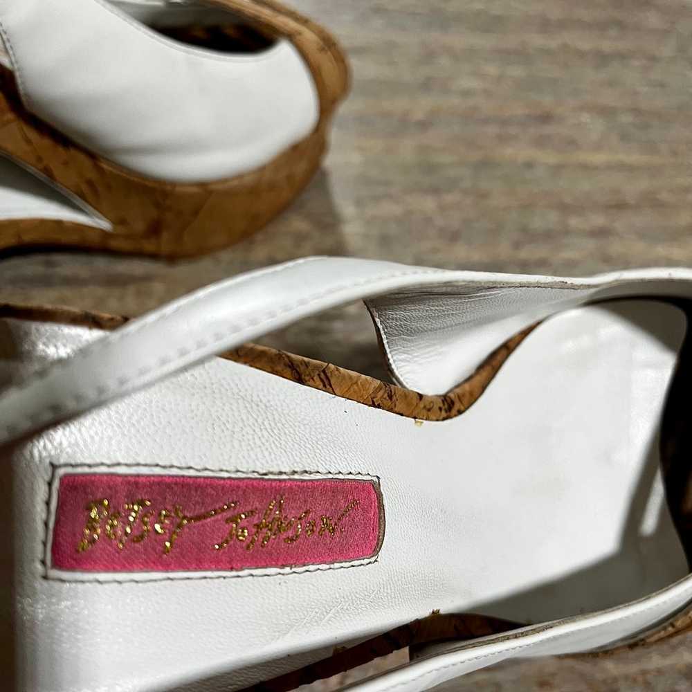 Betsey Johnson open toe wedge sandals - image 9