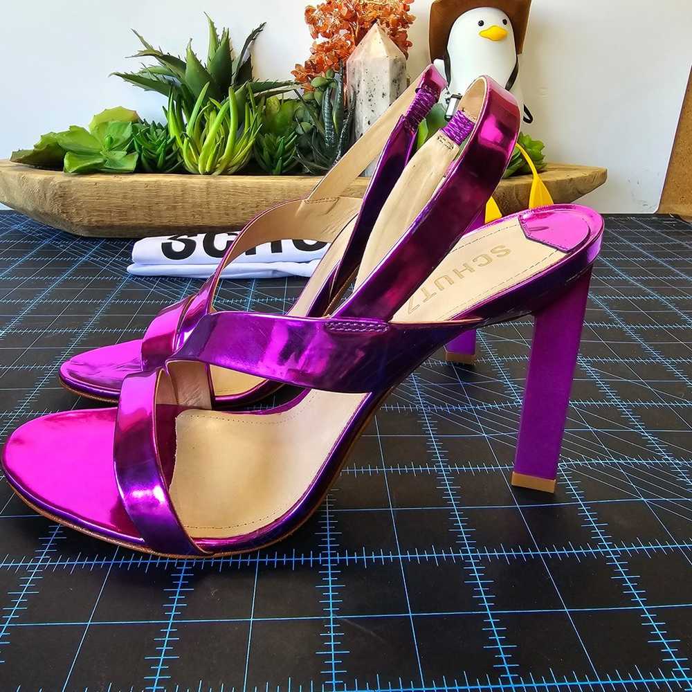 Heels, Schutz Shoes
Kelly Specchio Leather Sandal… - image 12