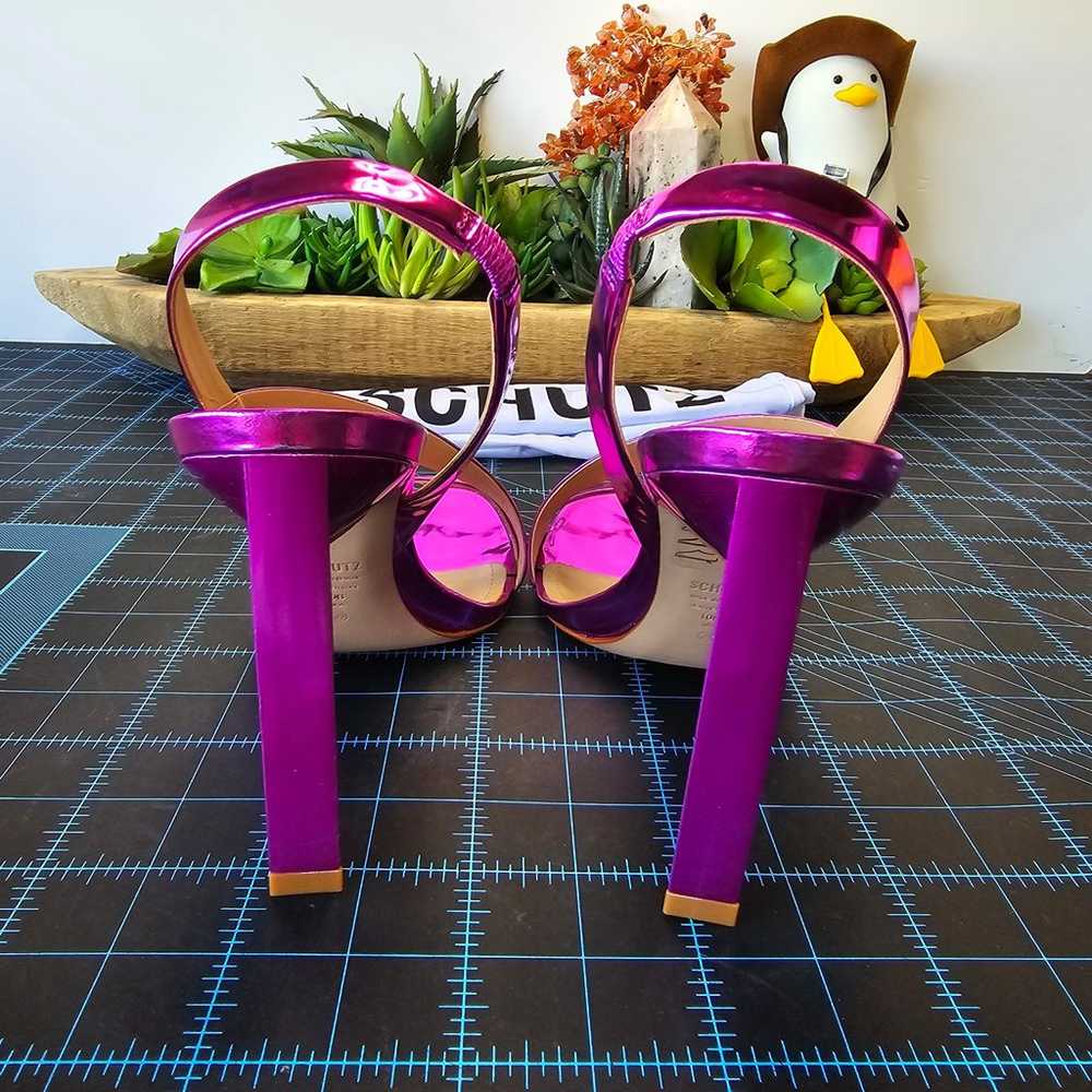 Heels, Schutz Shoes
Kelly Specchio Leather Sandal… - image 3