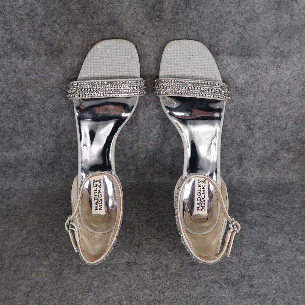 Badgley Mischka Shoes Women 8 Pump Sandal Heels F… - image 7