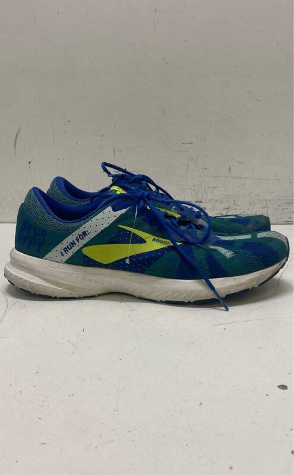 Brooks Launch 6 Blue/Green Athletic Shoes Men's S… - image 1