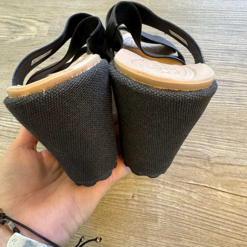 Crocs Wedge Slide Sandals Women’s Size 11 Black S… - image 8