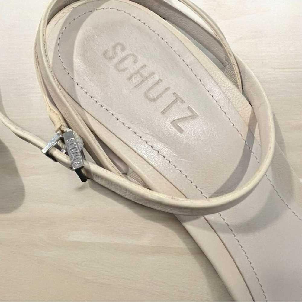 REVOLVE- Schutz Shani tan heels size 9.5 - image 8