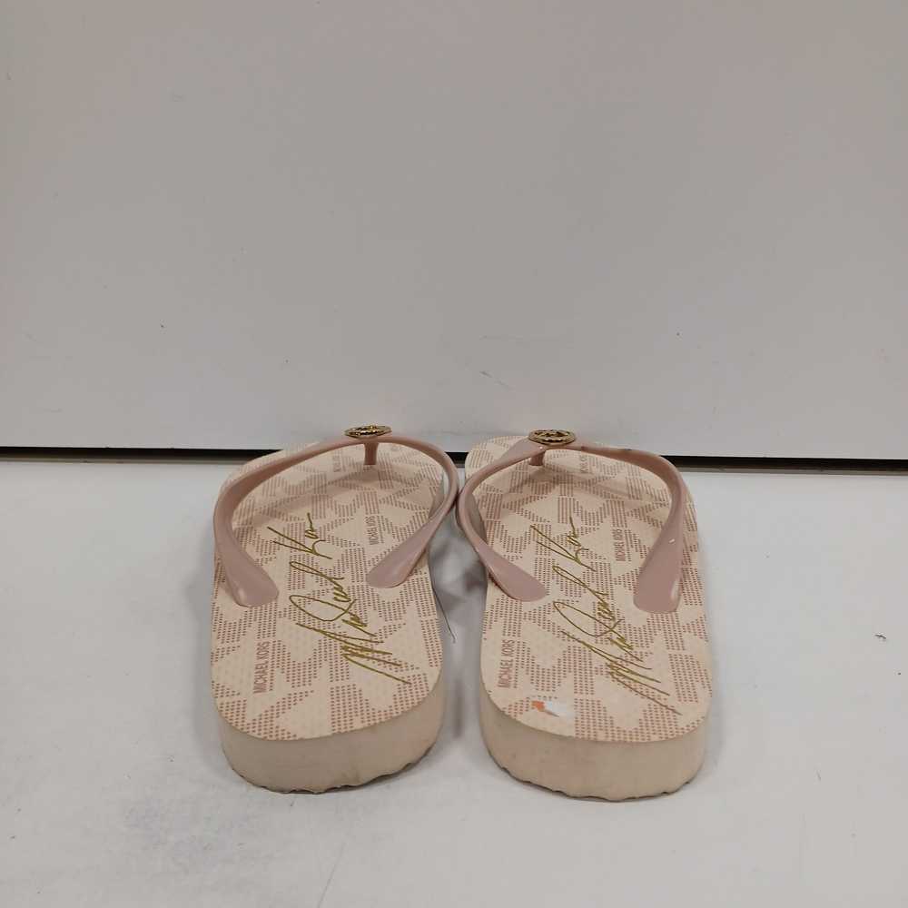 Michael Kors Pink Flip Flop Thong Style Sandals S… - image 3
