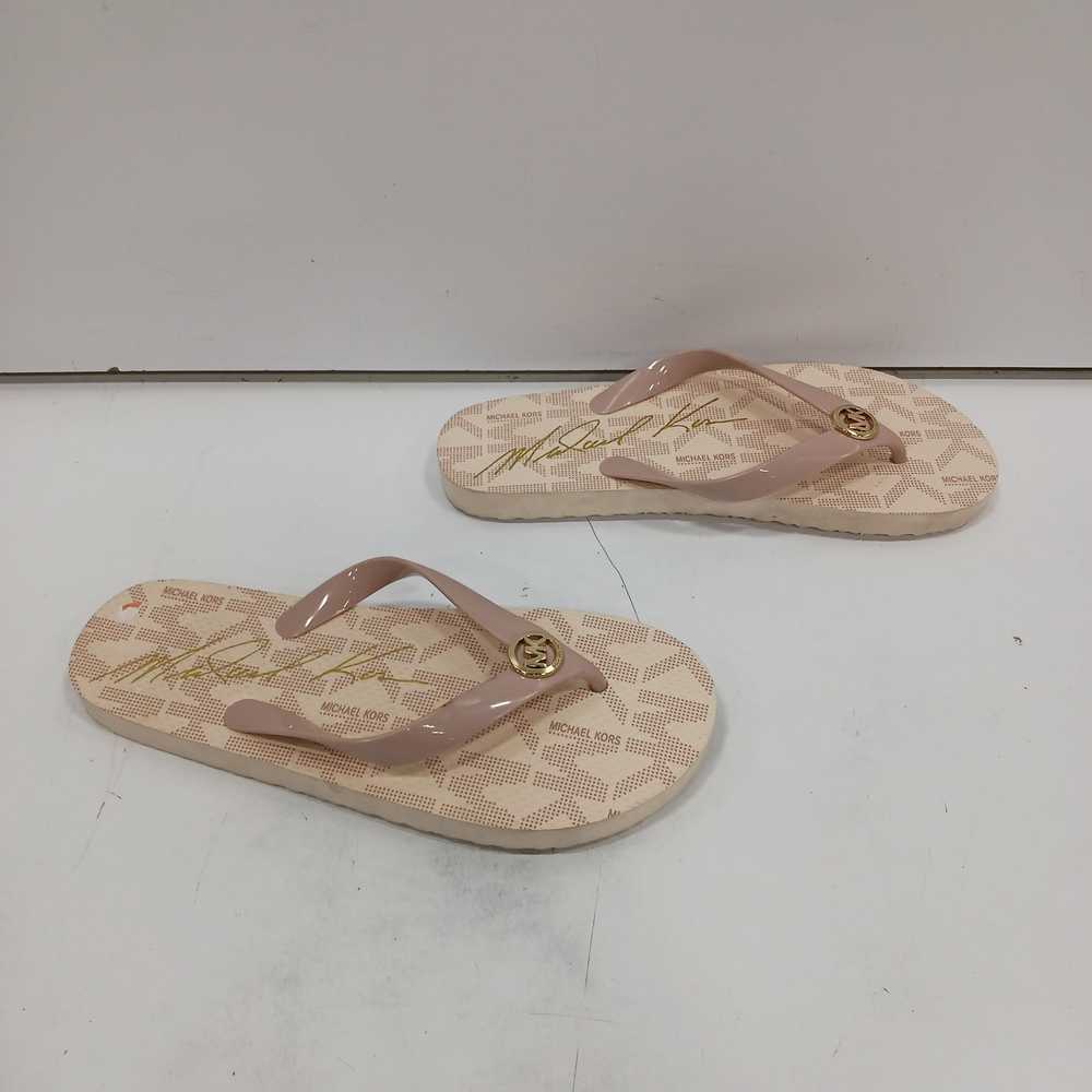 Michael Kors Pink Flip Flop Thong Style Sandals S… - image 4