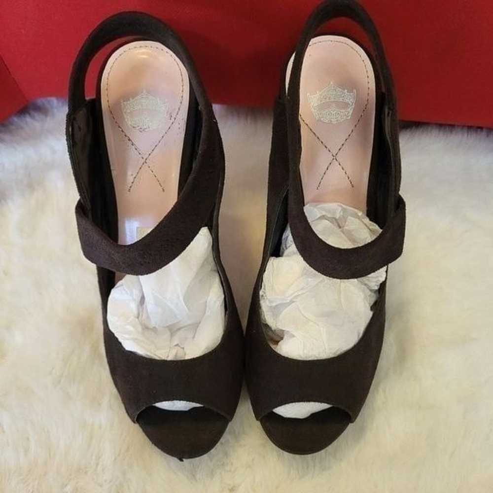 Vero Cuoio black velvet heels - image 2
