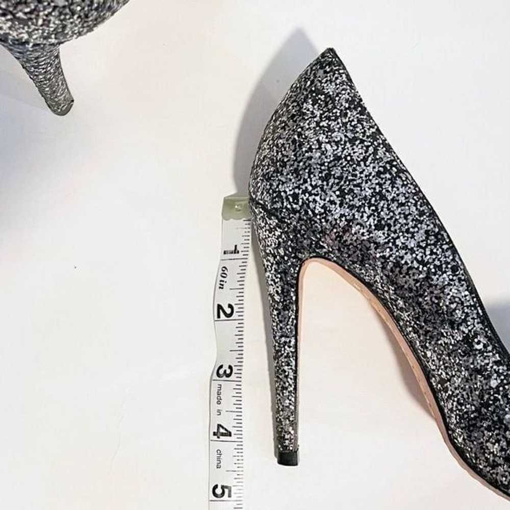 Alice & Olivia Dahlia Glitter Pumps Pointed Toe S… - image 8