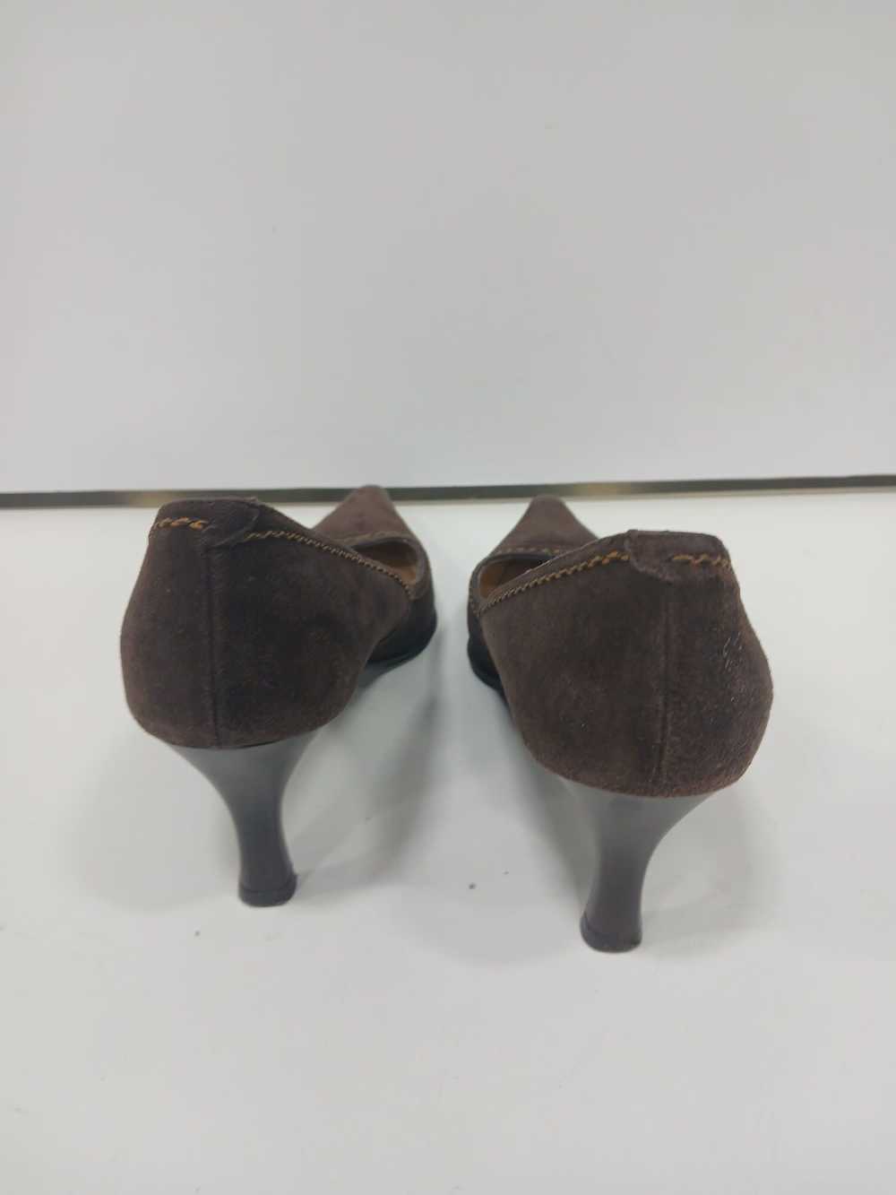 Unisa Brown Pointed Toe Slip On Heels Women's Siz… - image 3