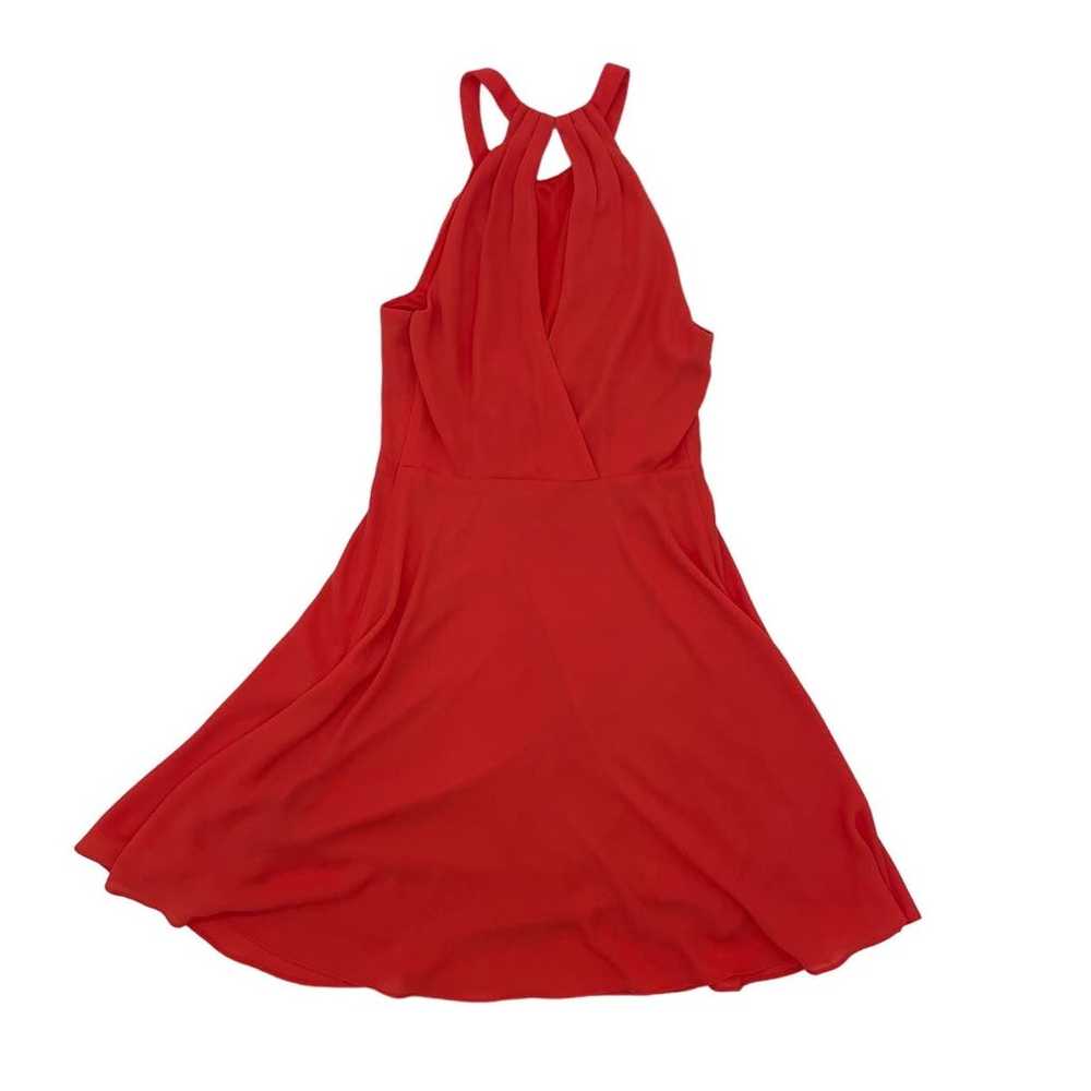 Express Red-Orange Sleeveless Slip Dress - image 2