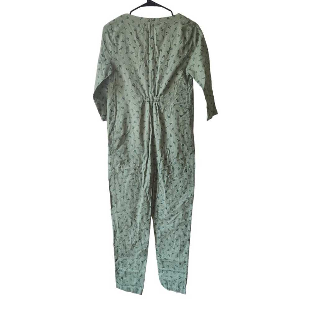 the nines by Hatch Floral Green Maternity Jumpsuit - image 4