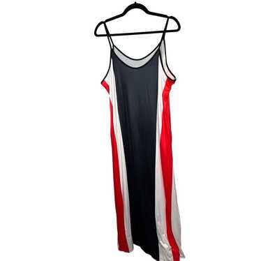 Red Black White Light Weight Summer Maxi Dress or… - image 1