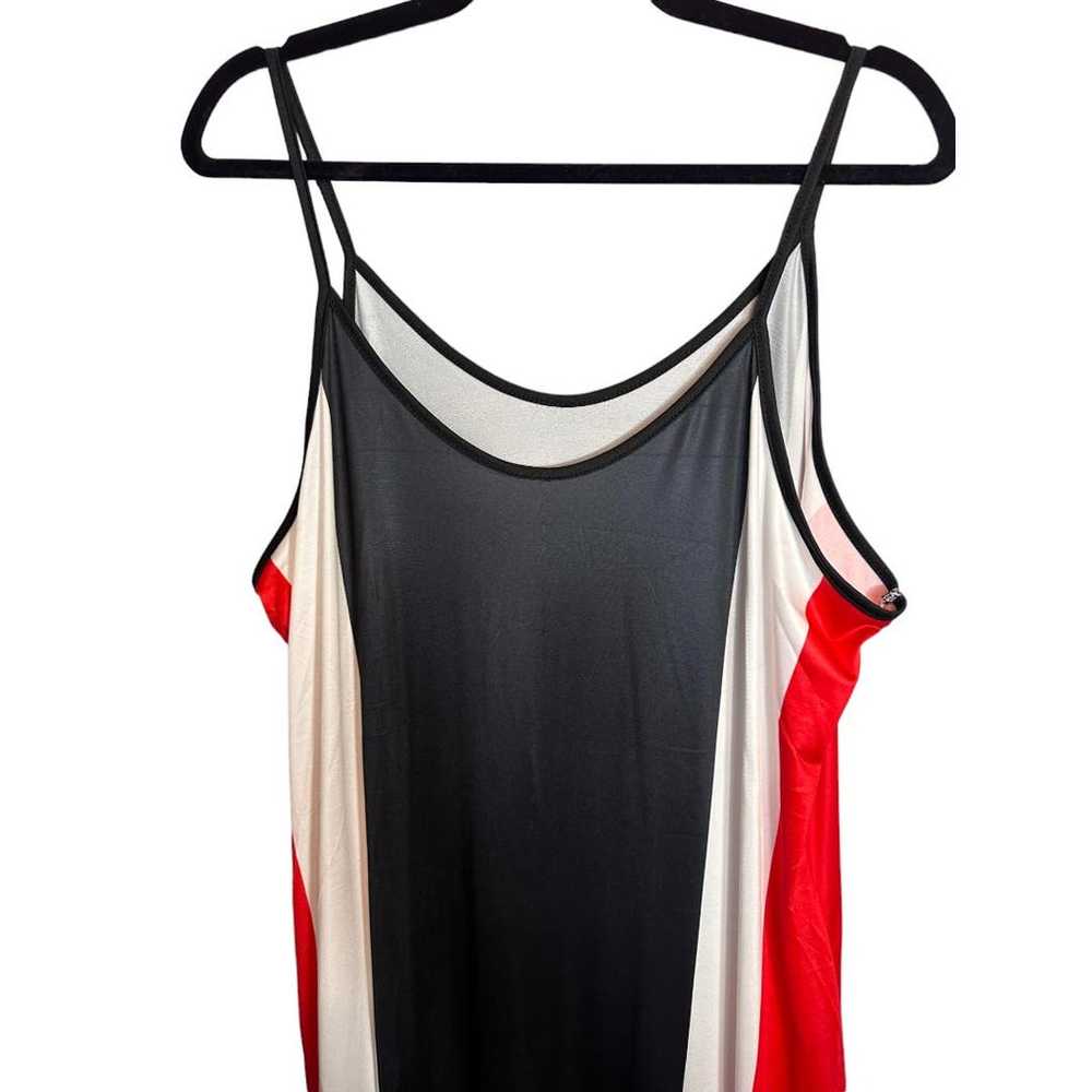 Red Black White Light Weight Summer Maxi Dress or… - image 4