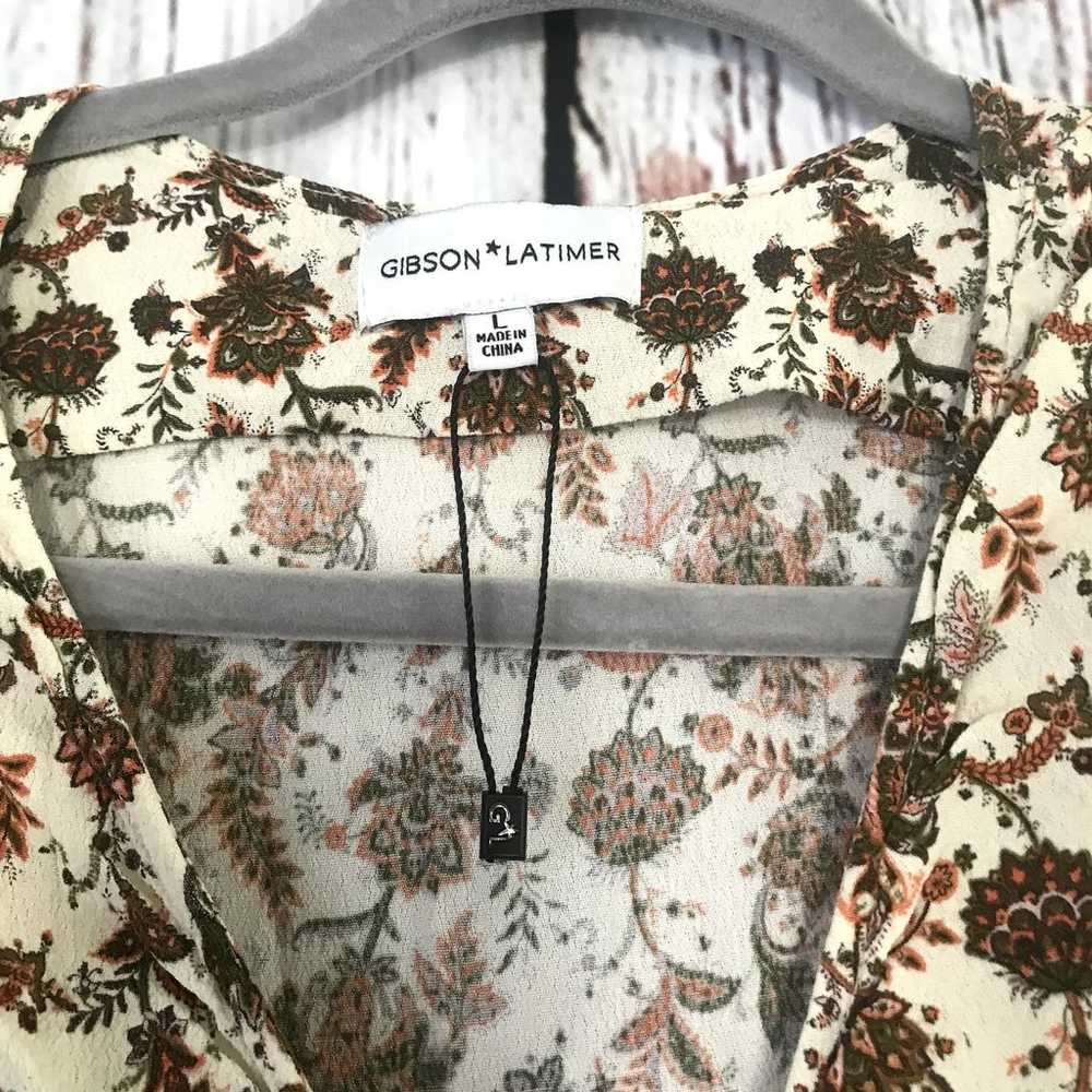 NWOT GIBSON LATIMER floral cottagecore front twis… - image 11