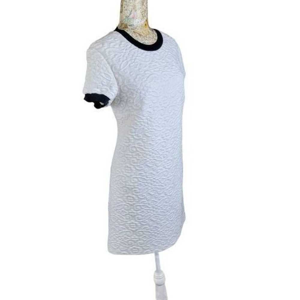 Zara Black & White Textured Tunic Dress - image 6