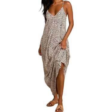 Lulu's Cheetah Print Full Length Maxi Dress