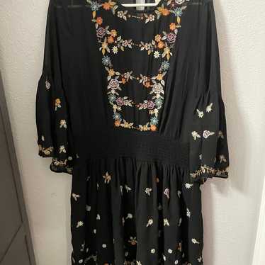 Maeve Embroidered Dress Size 14 Anthropologie - image 1