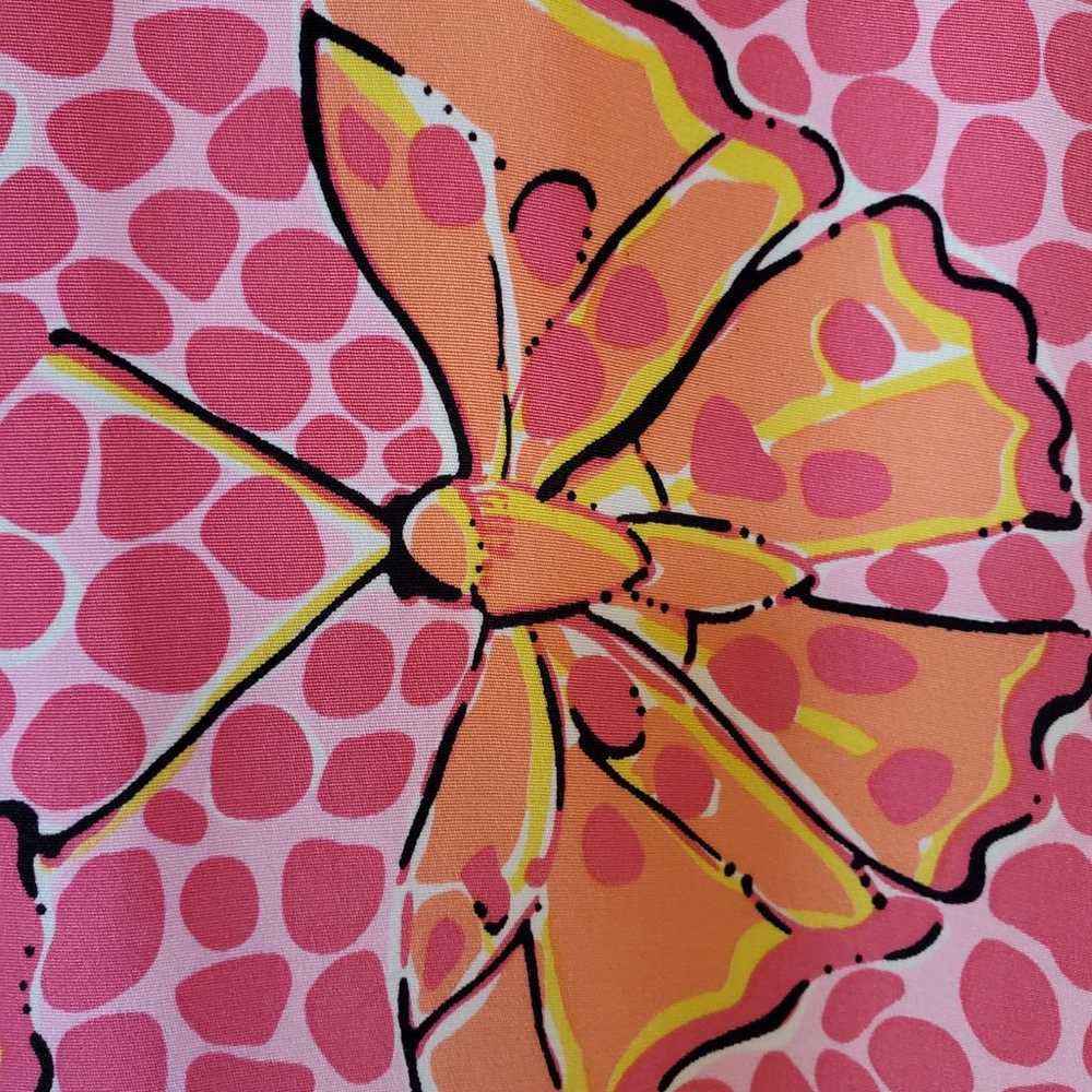 Lily Pulitzer Pink Tank Style Butterfly  Print Dr… - image 3