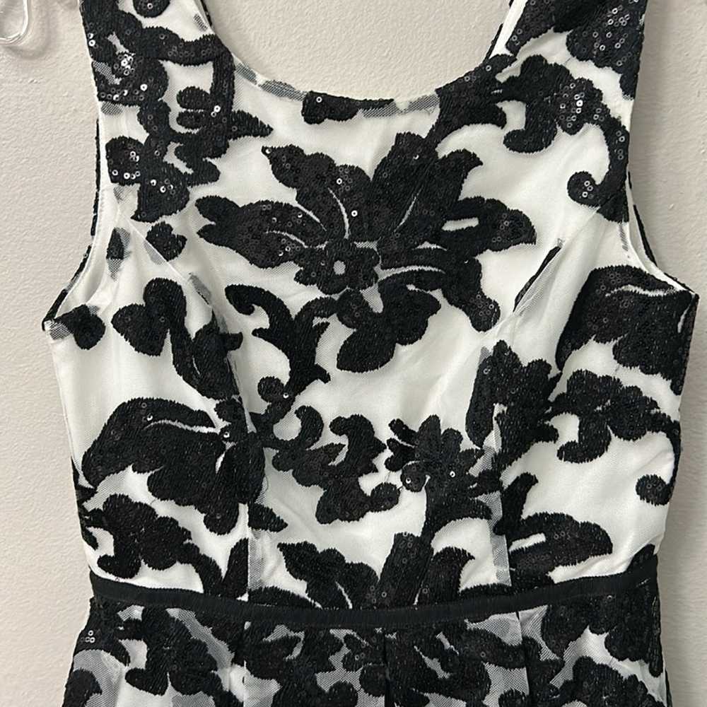 Renn Sequin Floral Dress Size Small - image 2