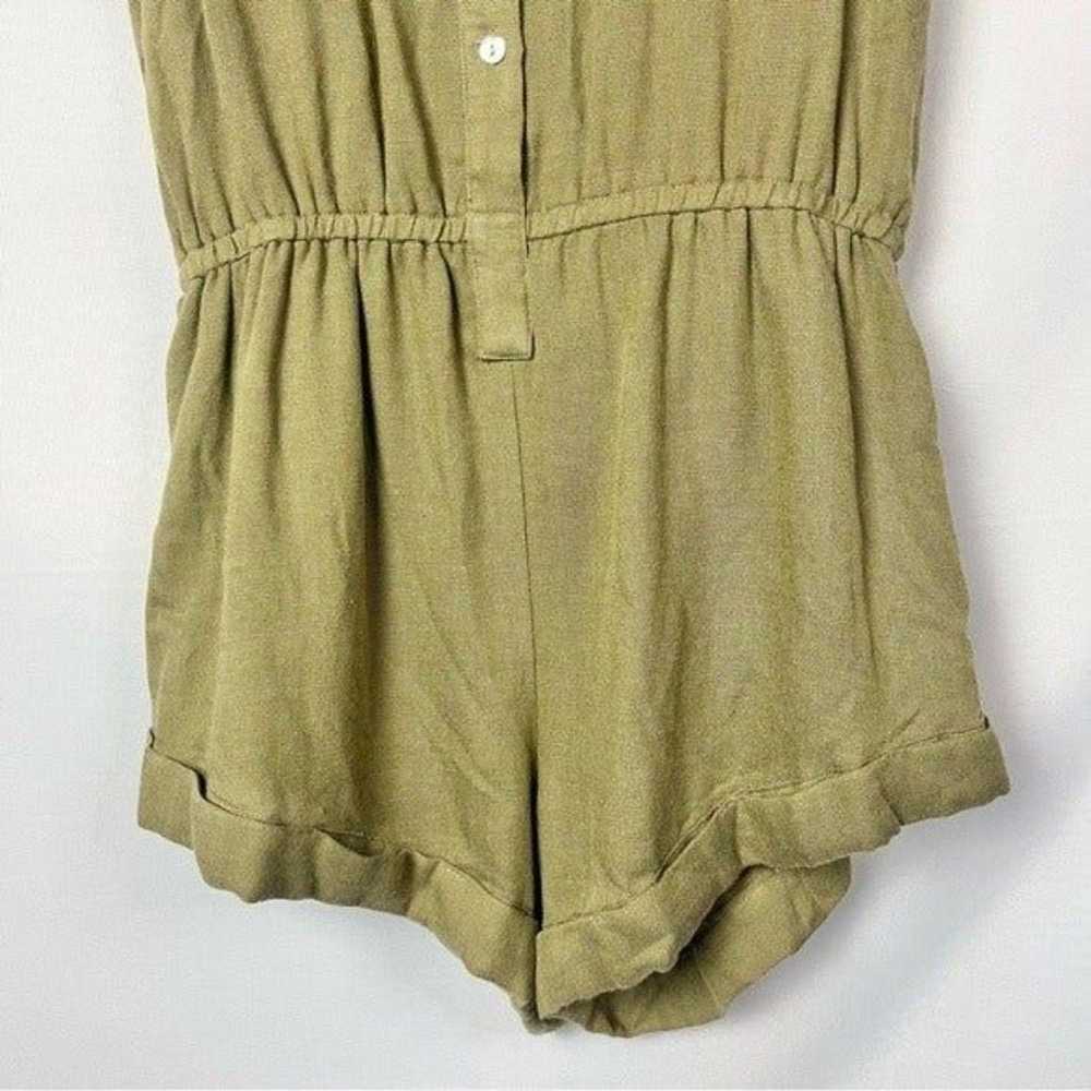 Boutique WFFS Fatigue Green Button Down Utility S… - image 4