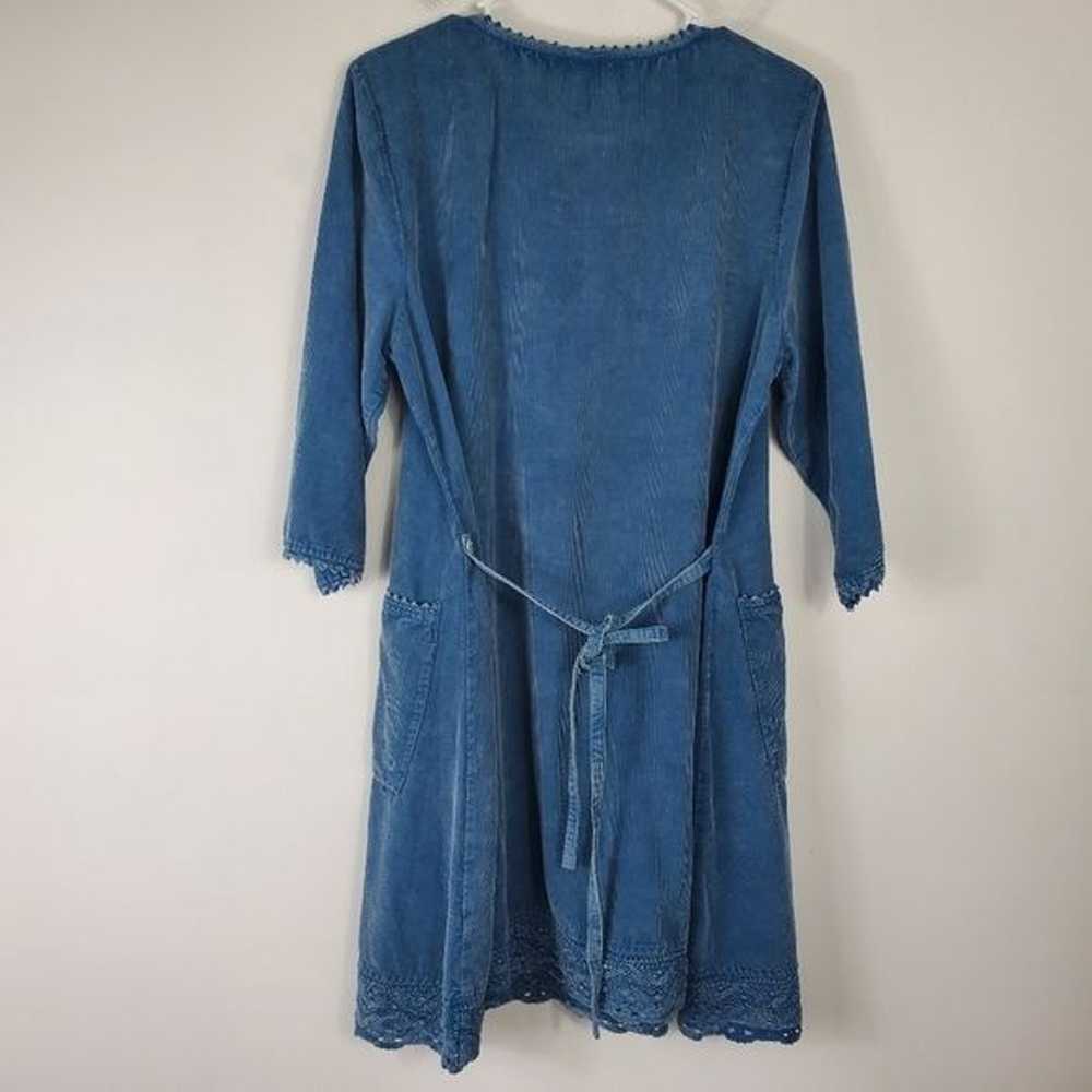 April Cornell Peasant Dress Womens Size L Dusty B… - image 6
