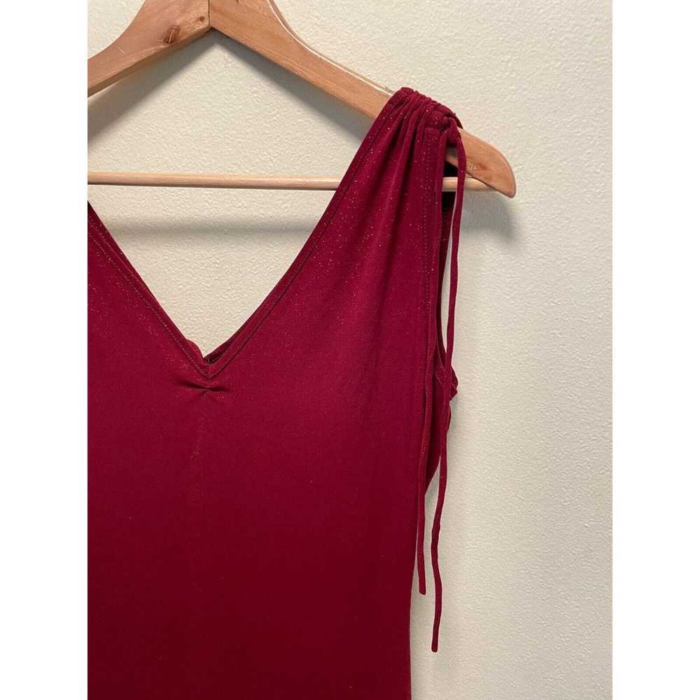 Vintage Forever 21 Womens Dress Size Large Red Gl… - image 2