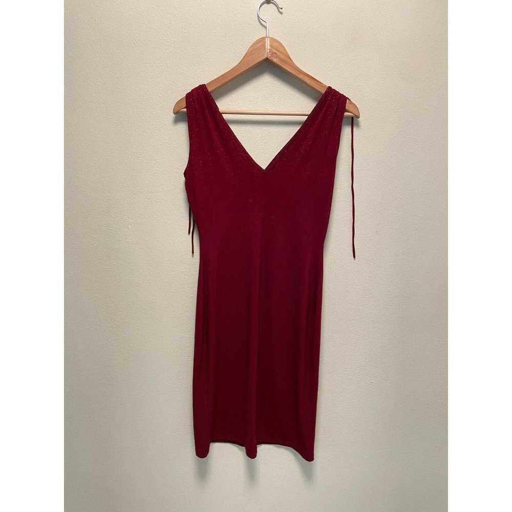 Vintage Forever 21 Womens Dress Size Large Red Gl… - image 3