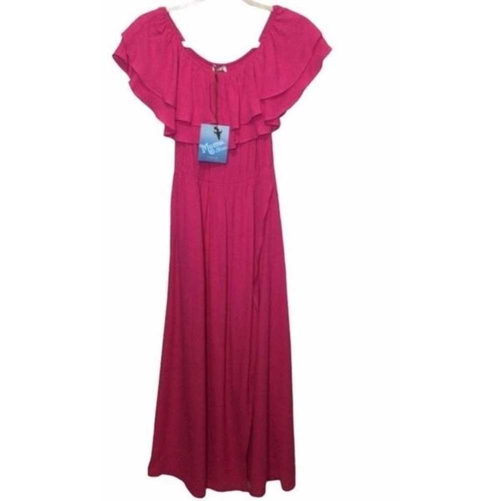 Show Me Your MuMu Hot Pink Fushia Maxi Dress Size… - image 2