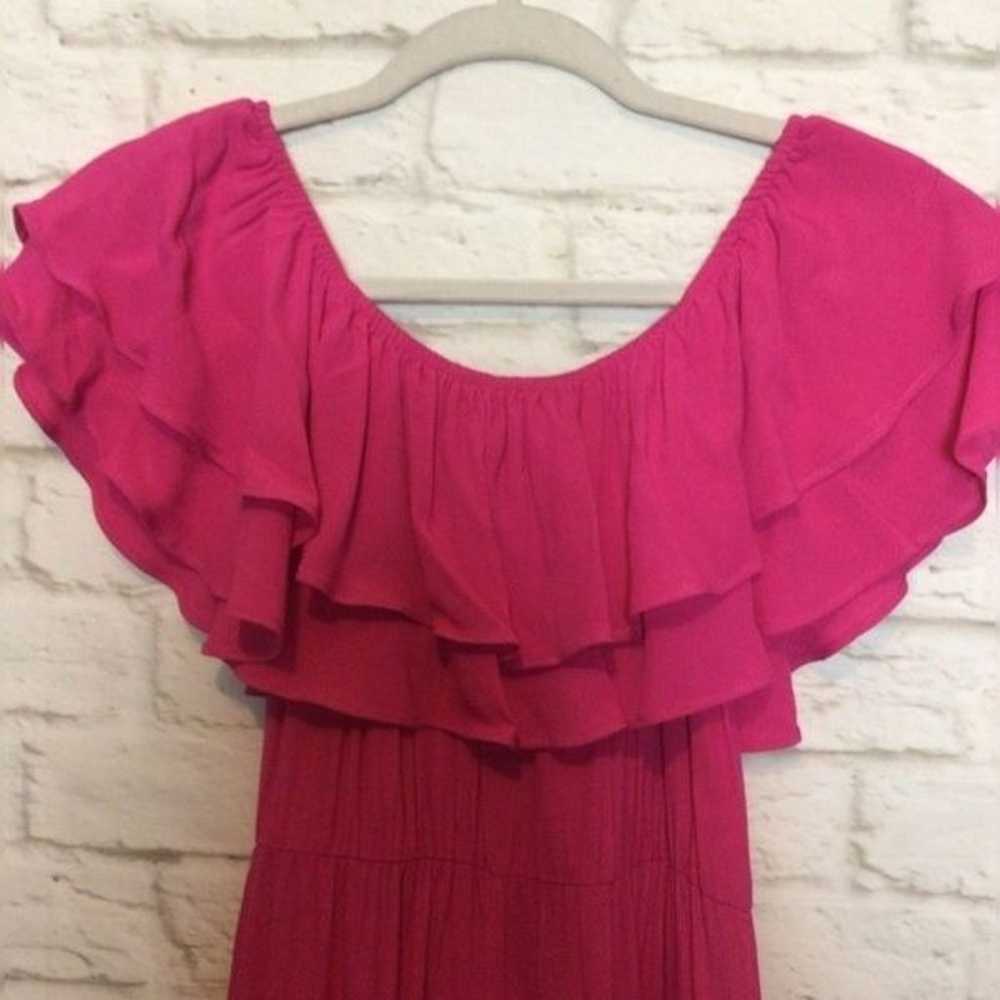 Show Me Your MuMu Hot Pink Fushia Maxi Dress Size… - image 3