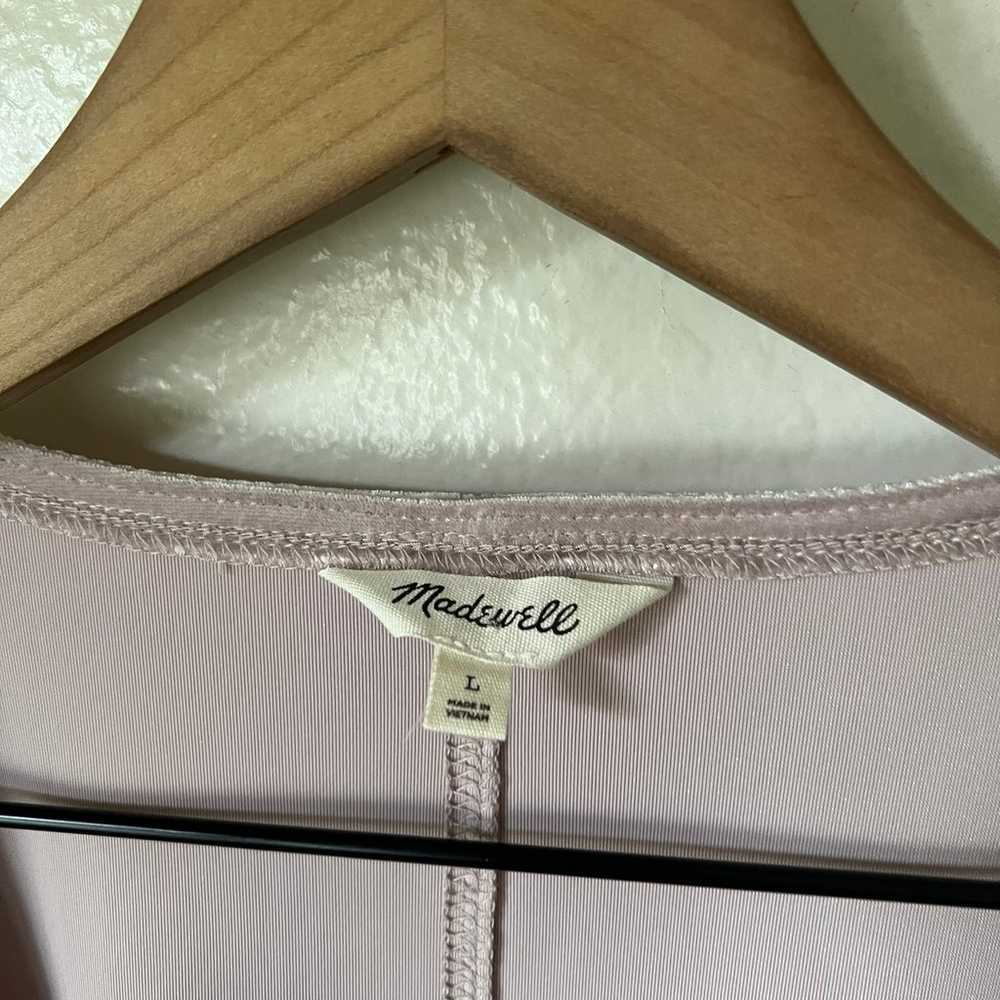 Madewell | Velvet Balloon-Sleeve Dress - image 4